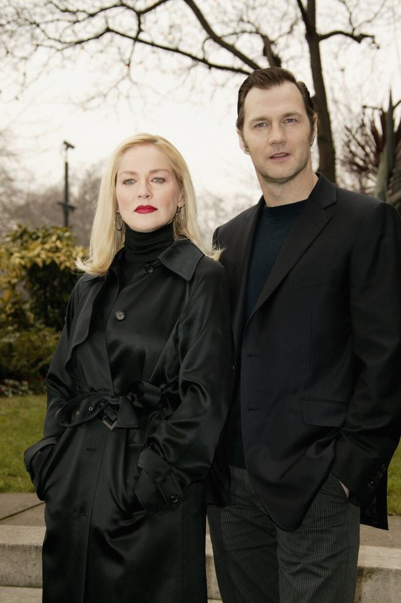 Sharon Stone and David Morrissey at the photocall of "Basic Instinct II: Risk Addiction."