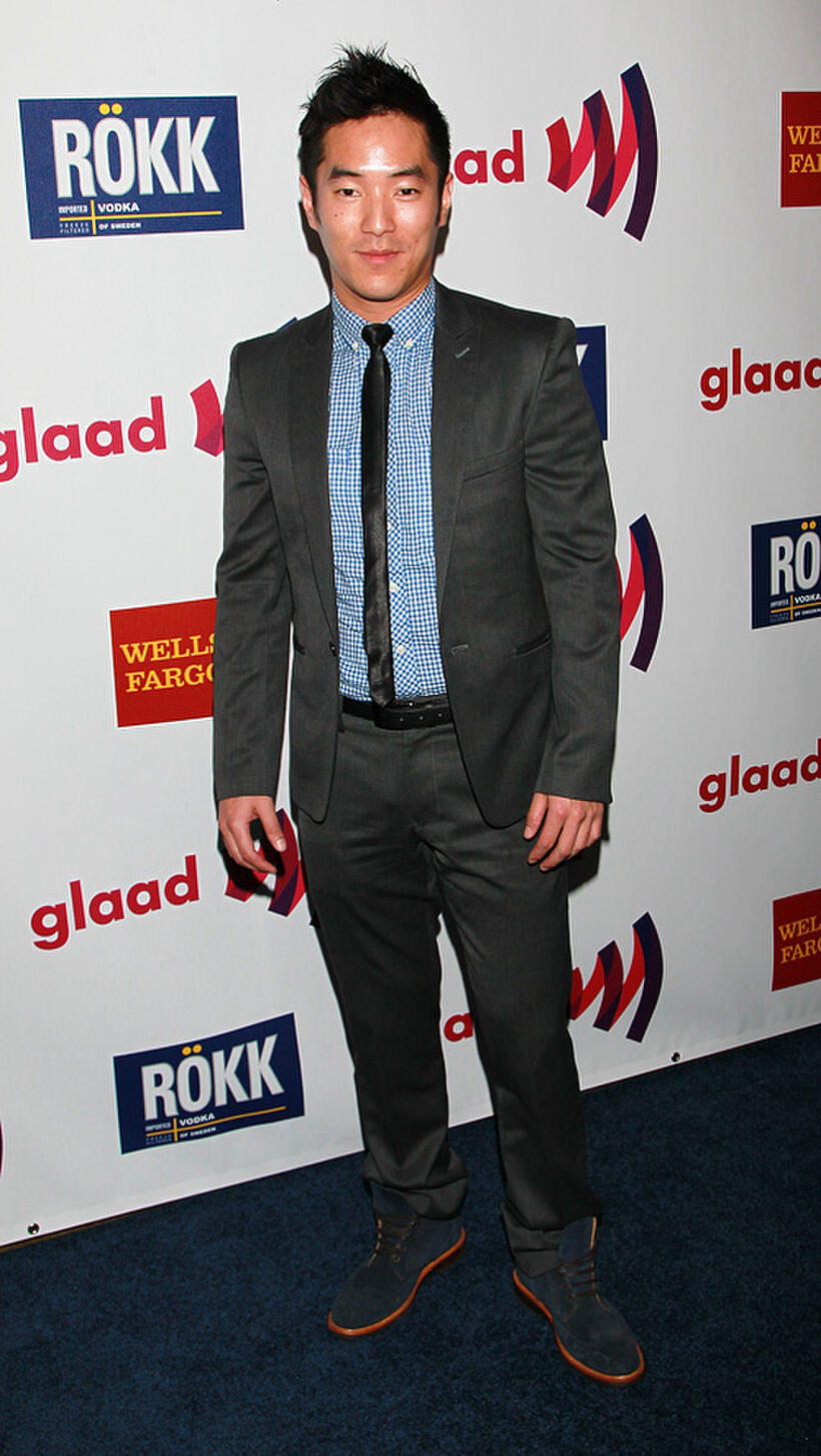 Leonardo Nam at the 22nd annual GLAAD Media Awards in California.