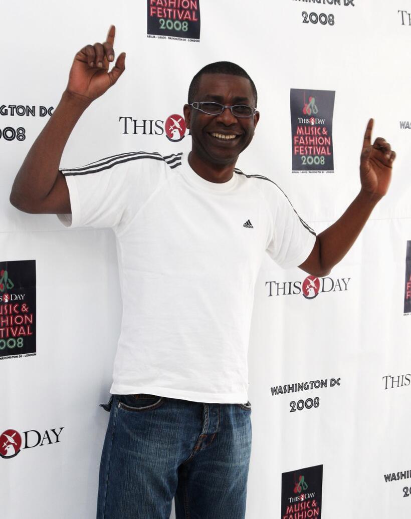 Youssou N'Dour at the Thisday's Africa Rising music and fashion Festival.