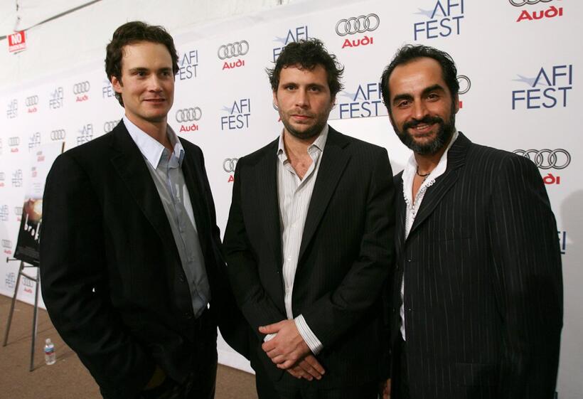 Randall Batinkoff, Jeremy Sisto and Navid Negahban at the world premiere party of "Broken" during the AFI FEST 2006.