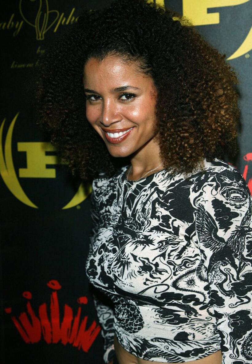Mari Morrow at the 3rd Annual Work Hard, Play Harder Lounge.