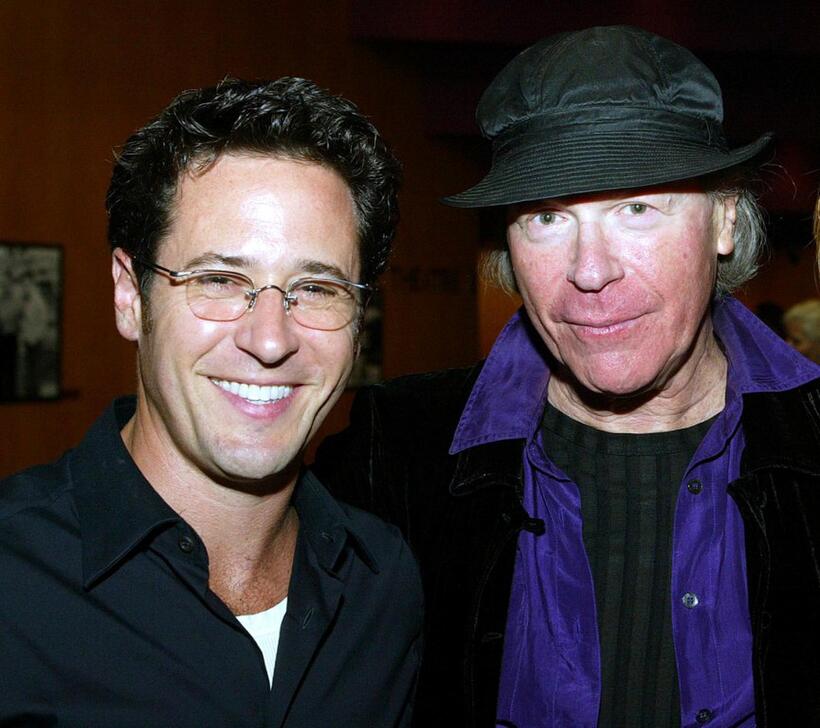 Rob Morrow and Henry Jaglom at the after party for premiere of "Going Shopping".