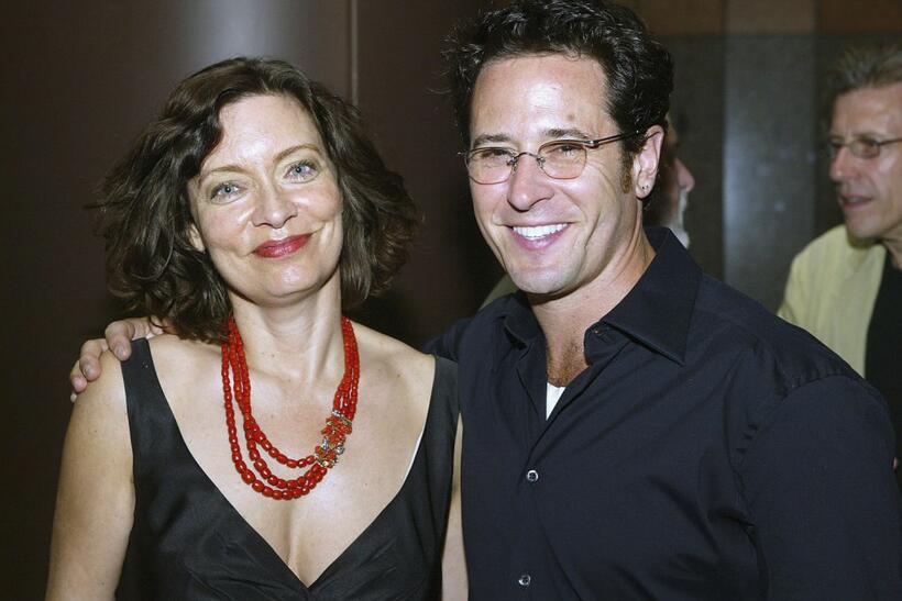 Rob Morrow and Victoria Foyt at the after party for premiere of "Going Shopping".