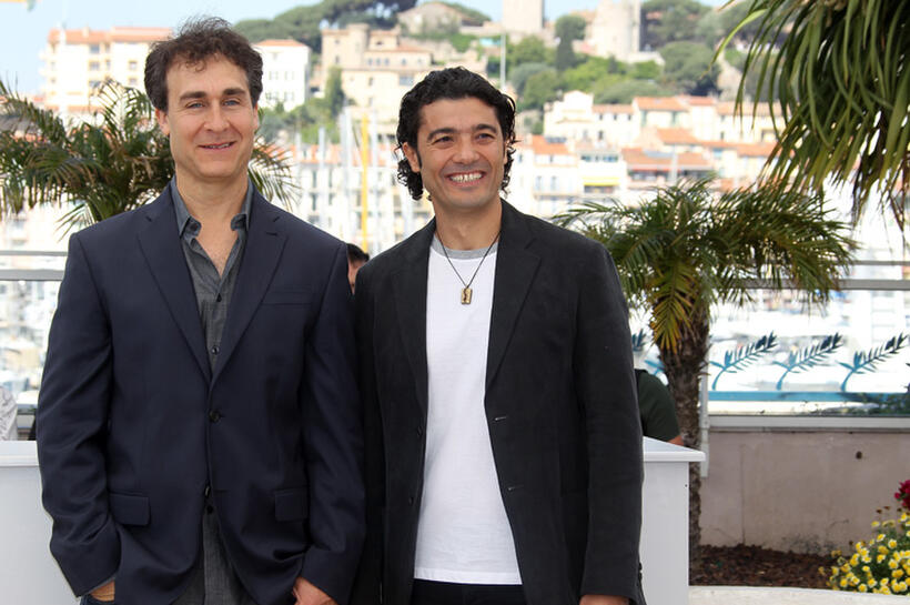 Director Doug Liman and Khaled Nabawy at the photocall of "Fair Game" during the 63rd Cannes Film Festival.