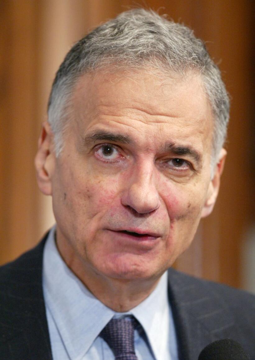 Ralph Nader at the National Press Club.