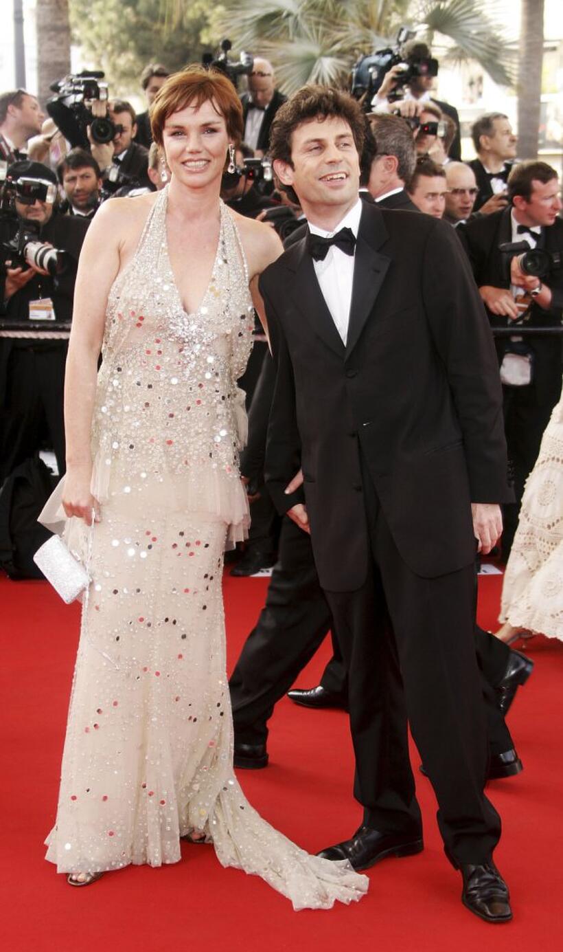 Claire Nebout and guest at the world premiere opening gala of "The Da Vinci Code" during the 59th International Cannes Film Festival.