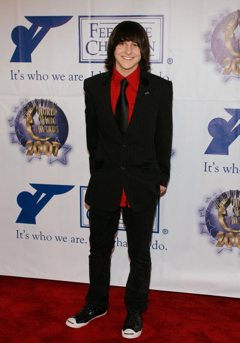 Mitchel Musso at the 2007 World Magic Awards.
