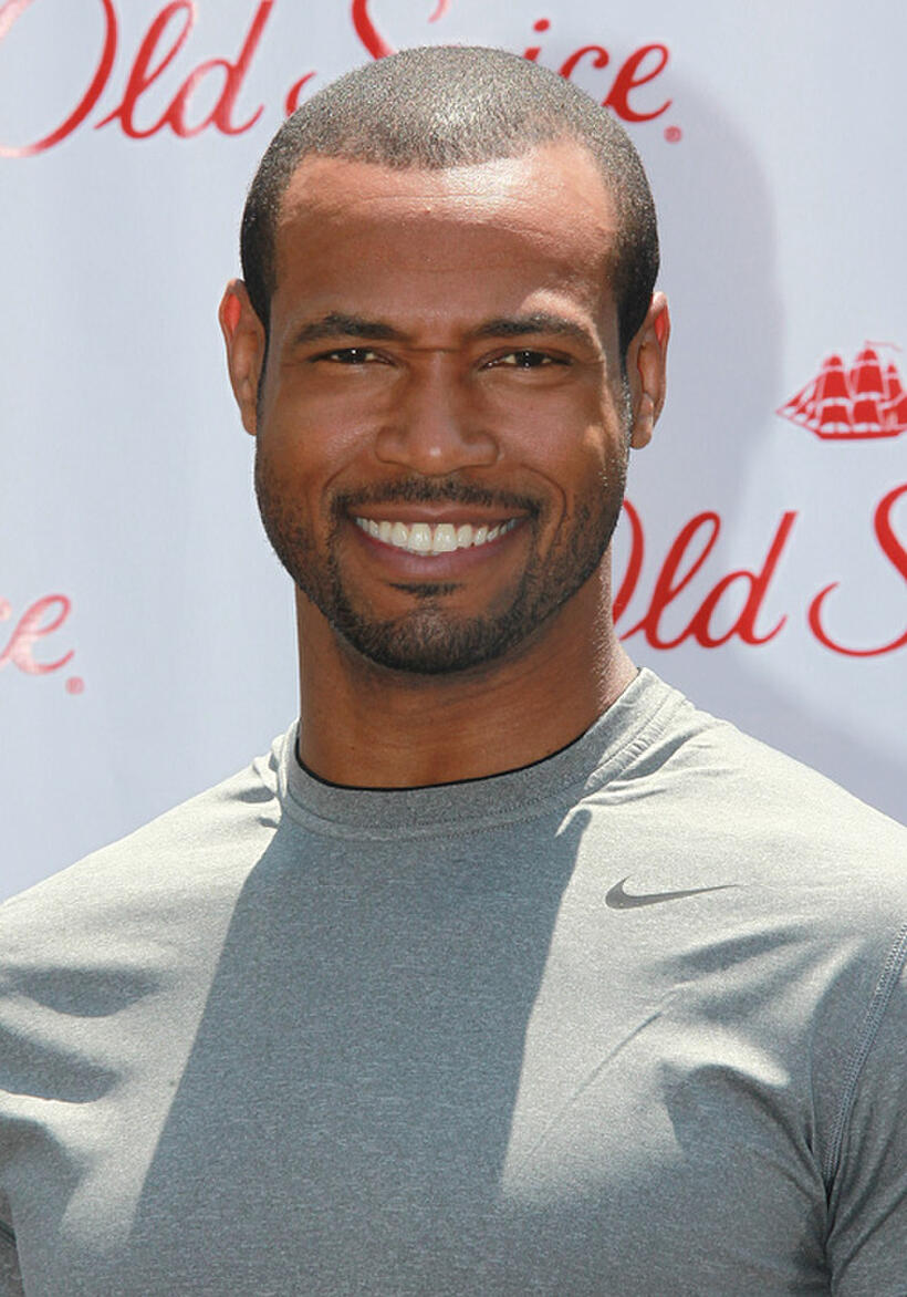 Isaiah Mustafa at the Old Spice's "Manly Man" Event in California.