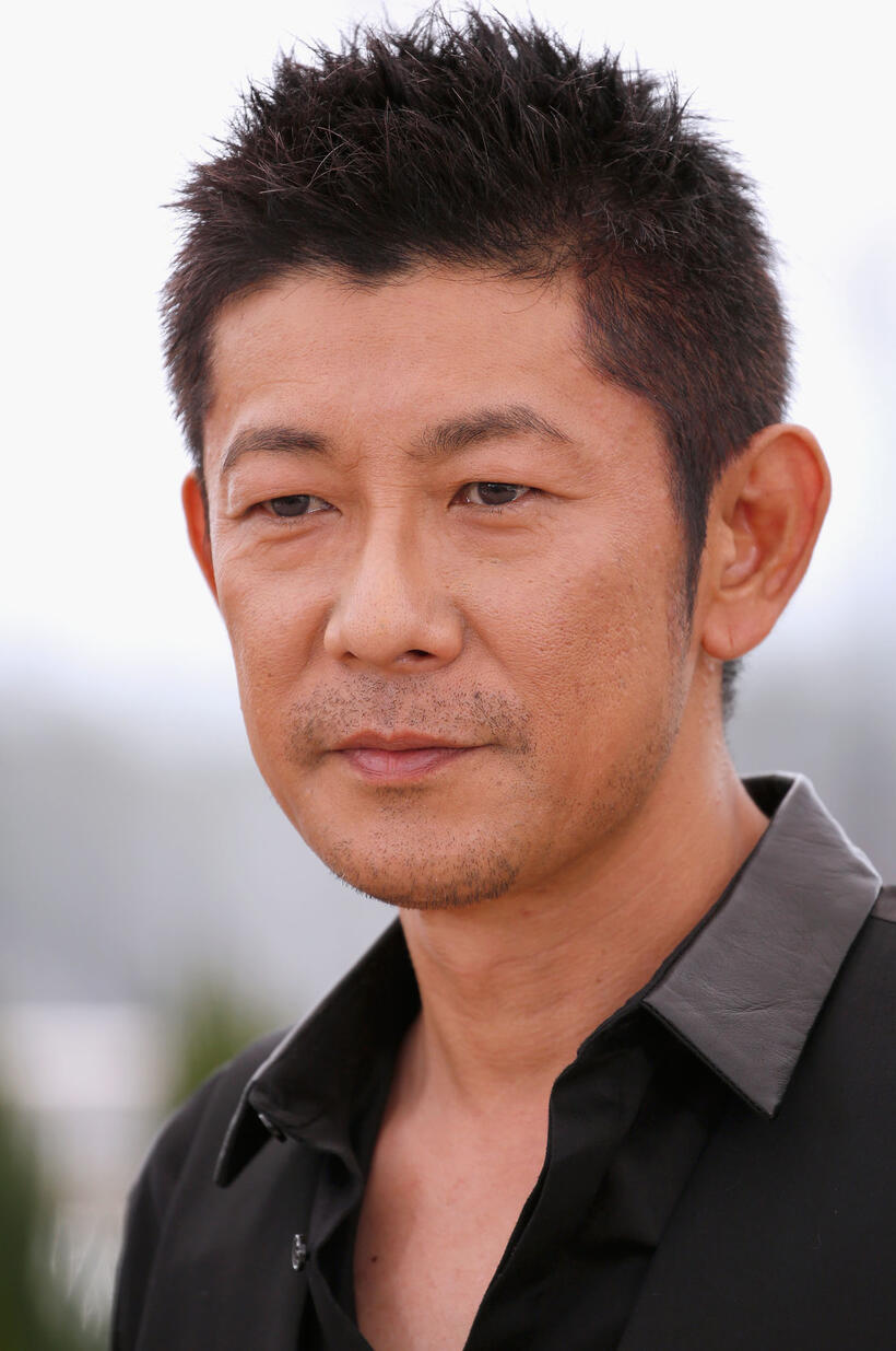 Masatoshi Nagase at a photocall for "An" during the 68th annual Cannes Film Festival.