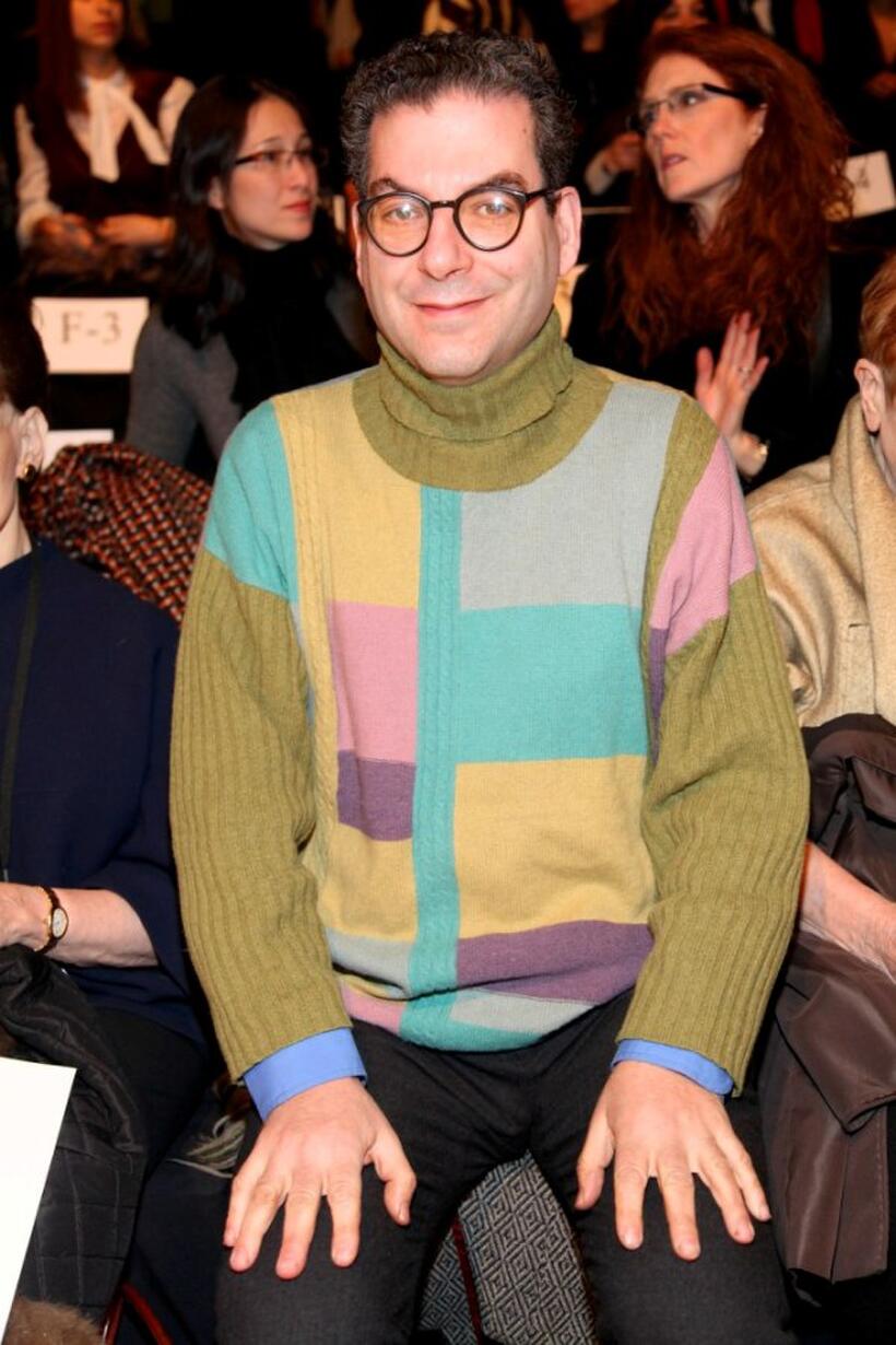 Michael Musto at the Chado Ralph Rucci Fall 2009 fashion show during the Mercedes-Benz Fashion Week.