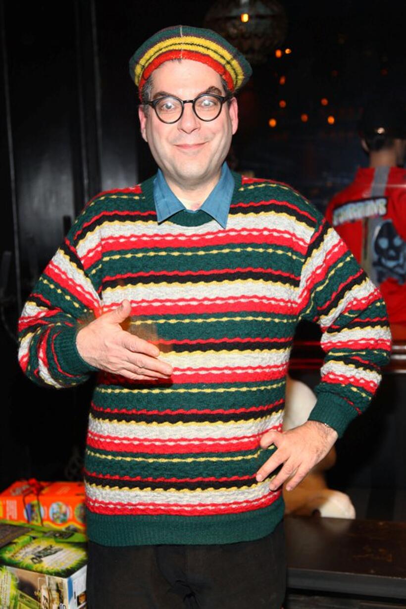 Michael Musto at the DavidBartonGym's toy drive for kids.