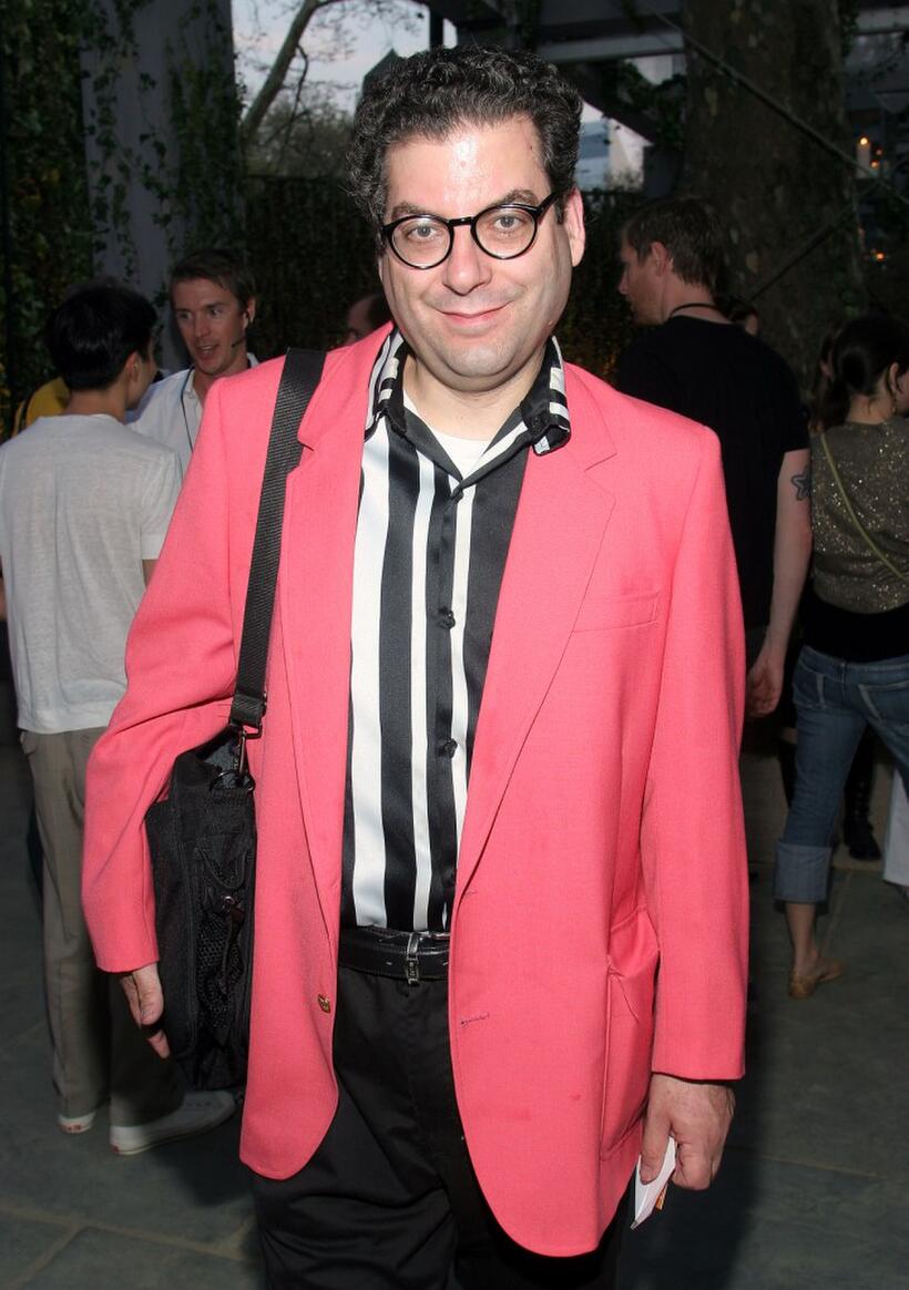 Michael Musto at the H and M Live From Central Park fashion show.