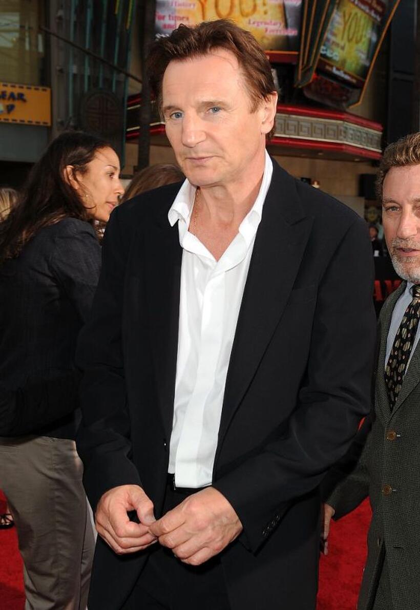 Liam Neeson at the California premiere of "The A-Team."