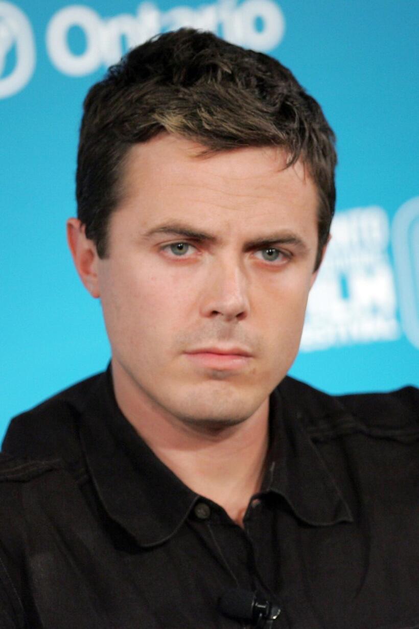 Casey Affleck at the press conference of "Assassination of Jesse James" during the Toronto International Film Festival.