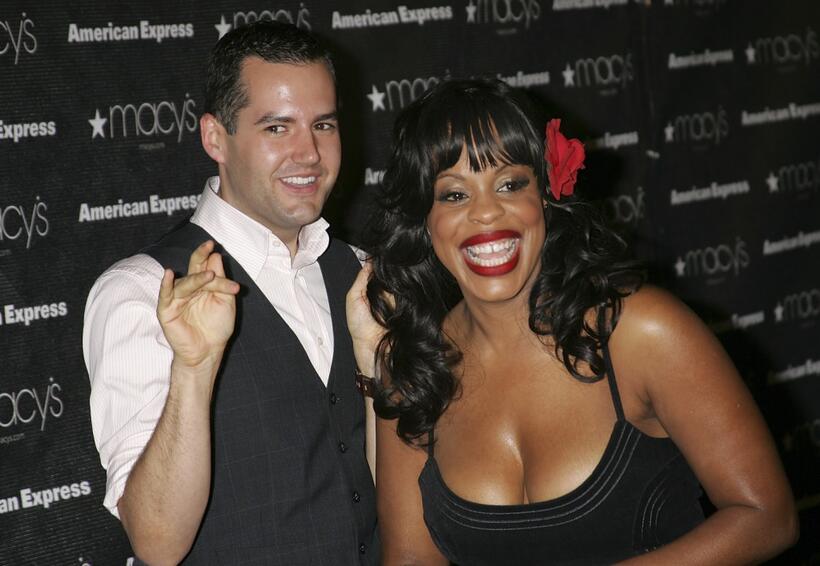 Ross Mathews and Niecy Nash at the Macy's Passport auction and fashion show.