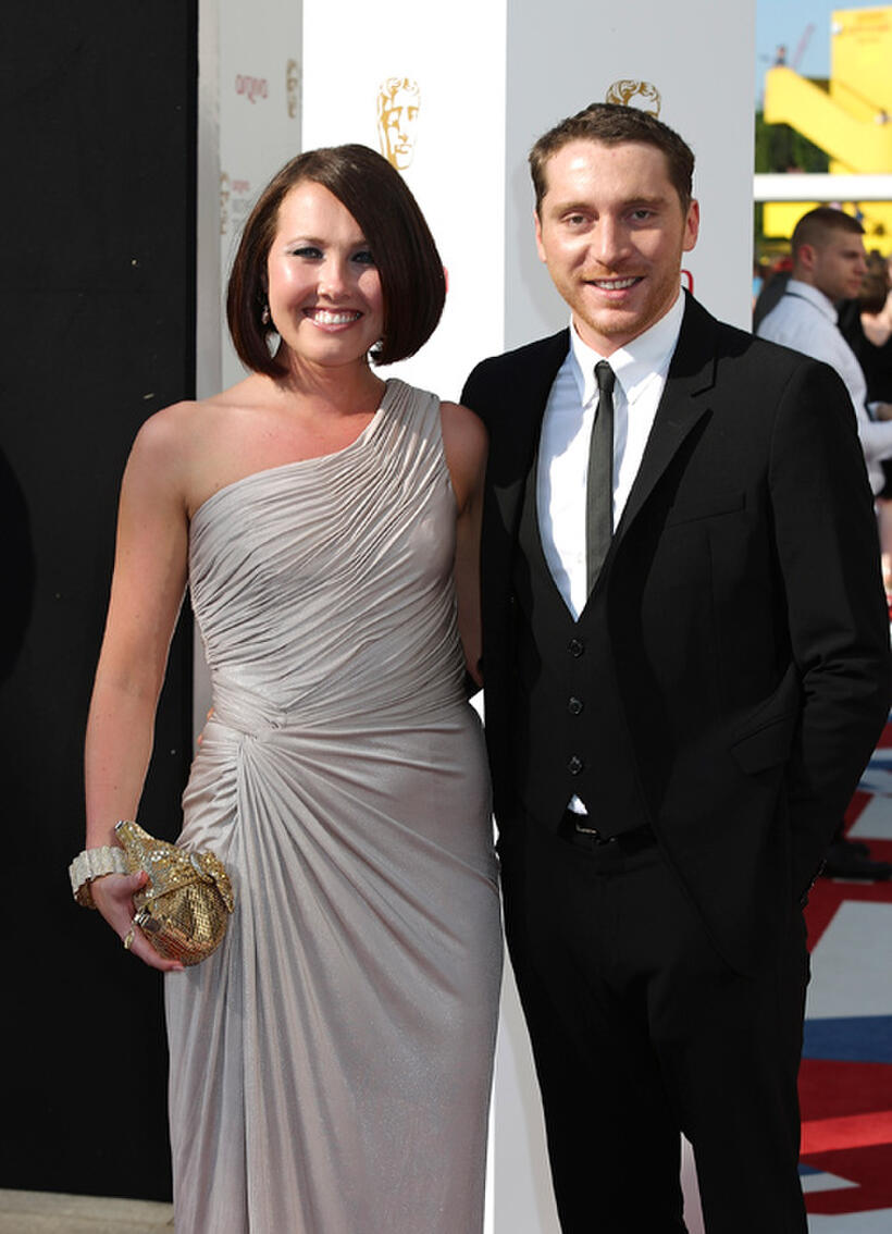Rebecca Atkinson and Ben Batt at the Arqiva British Academy Television Awards 2012 in London.