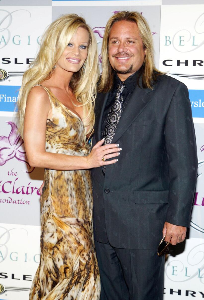 Vince Neil and Guest at the Lili Claire Foundations 2004 Las Vegas Benefit Gala.