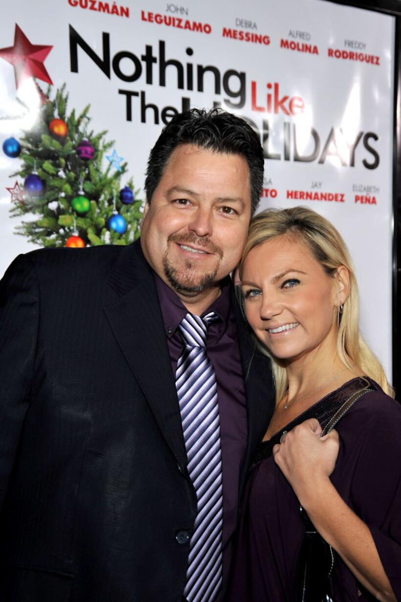 Rick Najera and Susie Najera at the premiere of "Nothing Like The Holidays."