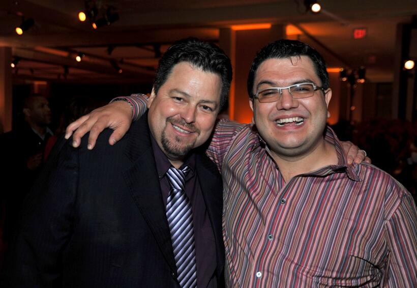 Rick Najera and Alfredo De Villa at the after party of the premiere of "Nothing Like The Holidays."