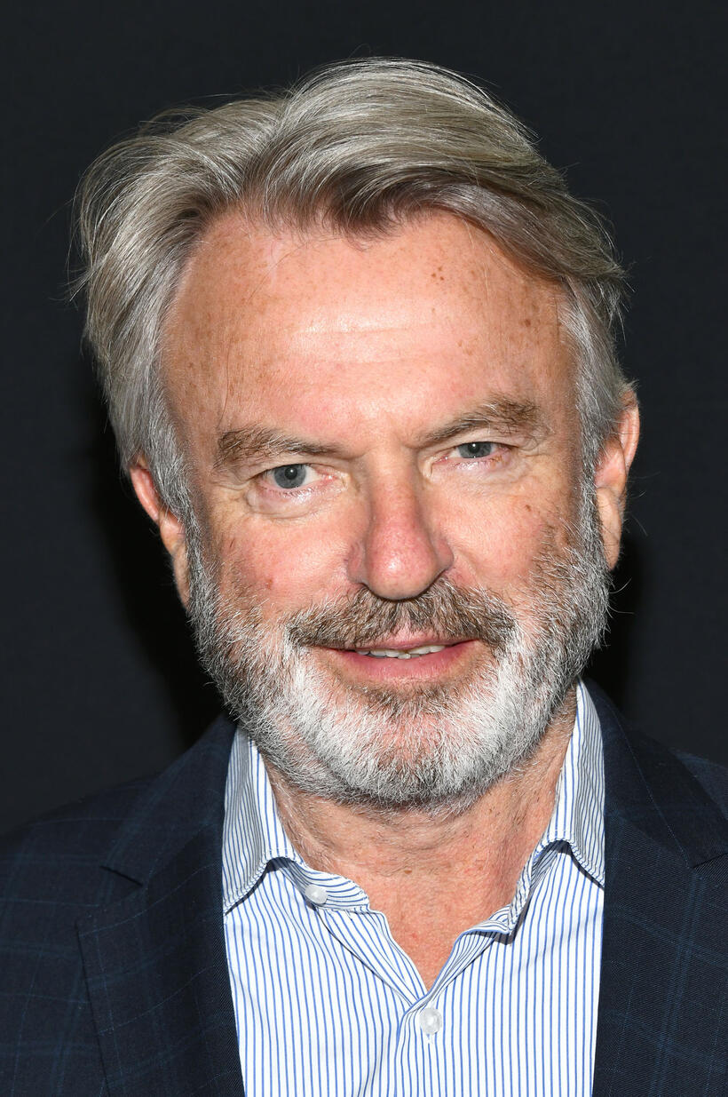Sam Neill at Ovation Presents Upcoming Programming at 2019 Winter TCA Tour in Pasadena, California.