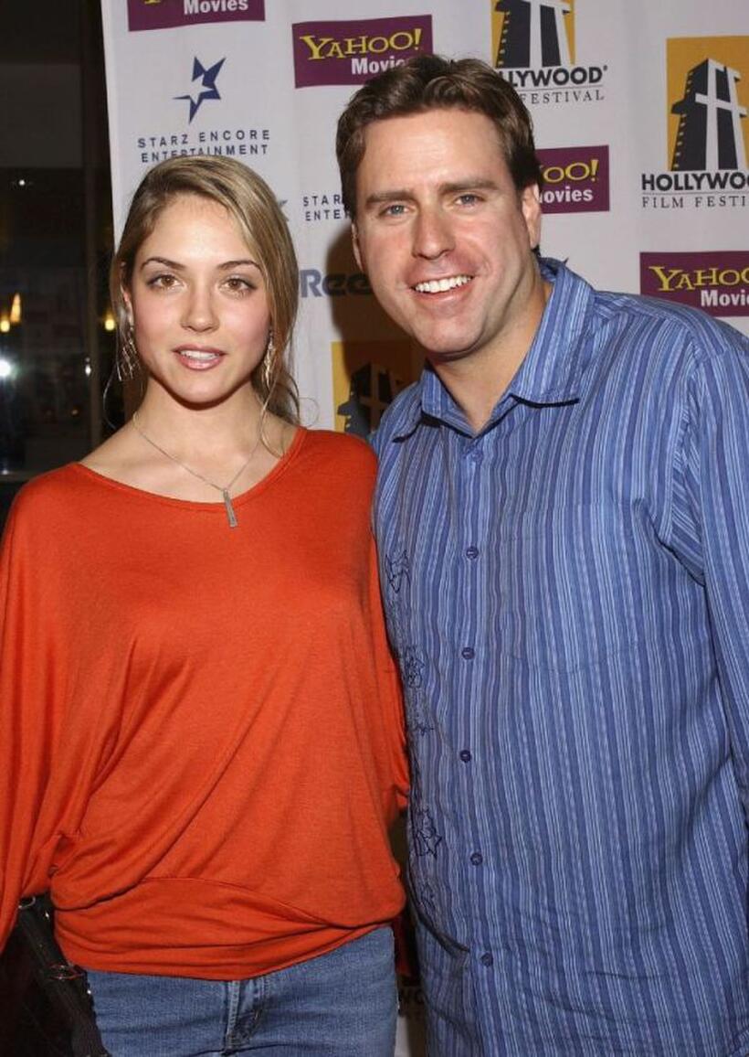 Brooke Nevin and Michael Gelbart at the premiere of "The Cutting Edge" during the Hollywood Film Festival.