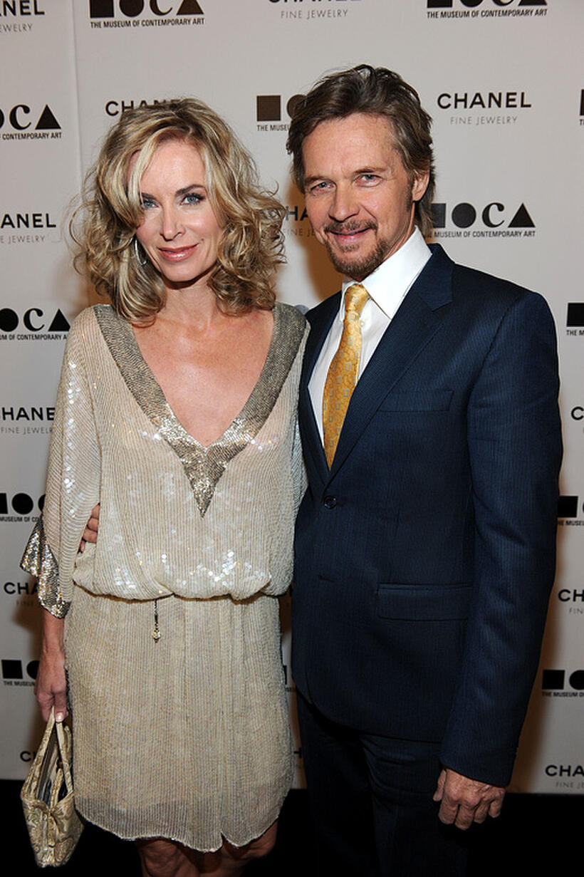 Eileen Davidson and Stephen Nichols at the "The Artist's Museum Happening" MOCA Los Angeles Gala in California.