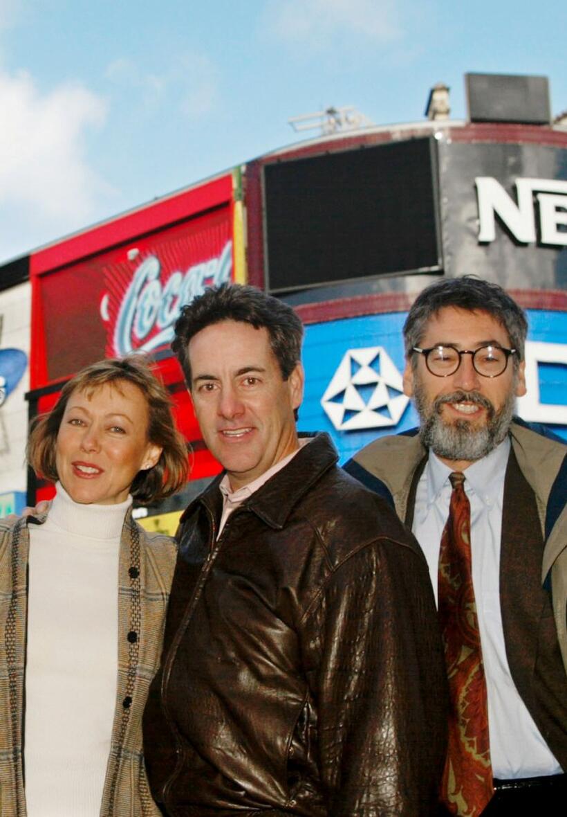Jenny Agutter, David Naughton and Director John Landis at the 21st anniversary and re-release of "An American Werewolf."