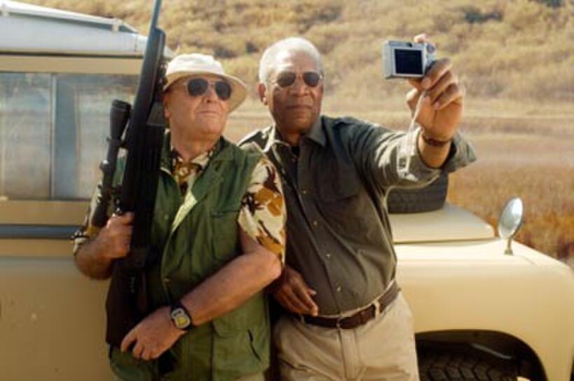 Jack Nicholson and Morgan Freeman in "The Bucket List."