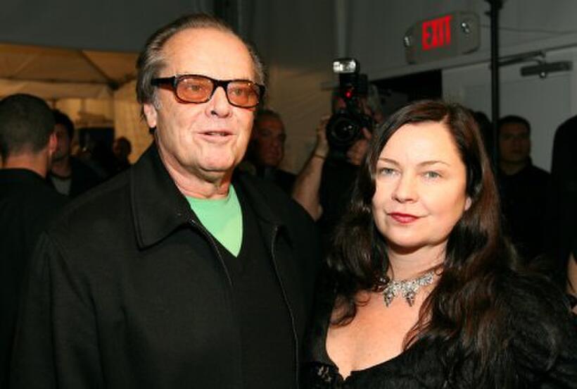 Jack Nicholson and Jennifer Nicholson at the Mercedes Benz Fashion Week.