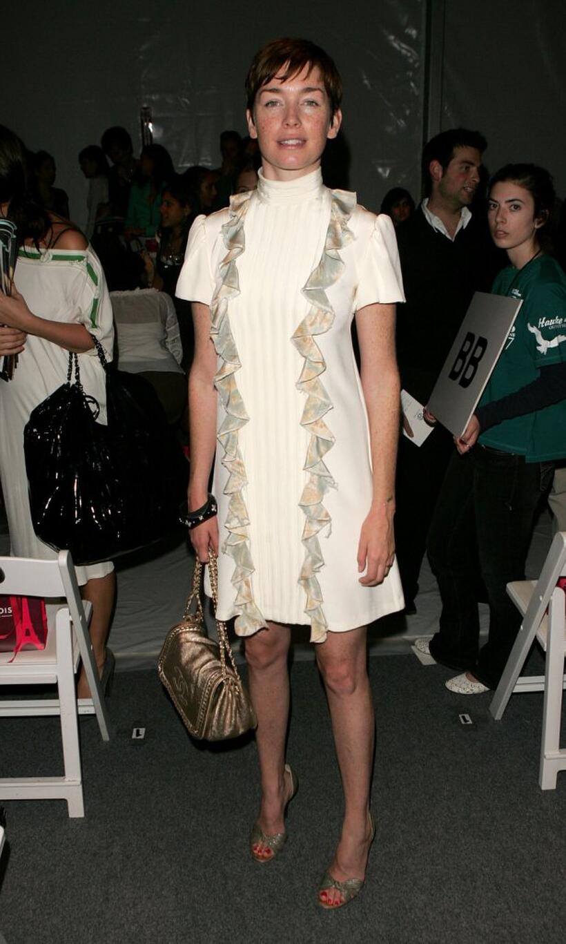Julianne Nicholson at the Alice Roi Spring 2007 Fashion show during the Olympus Fashion Week.