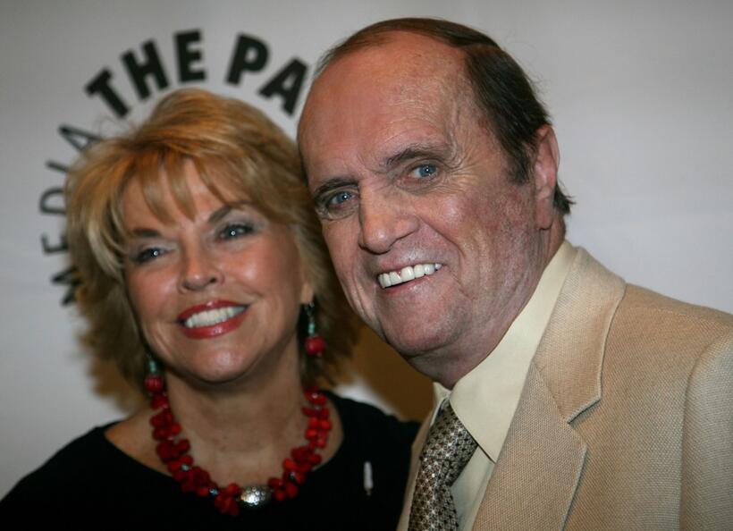 Bob Newhart and Pat Mitchell arrives at the Paley Center for Media and TV Land salute of "The Bob Newhart Show".