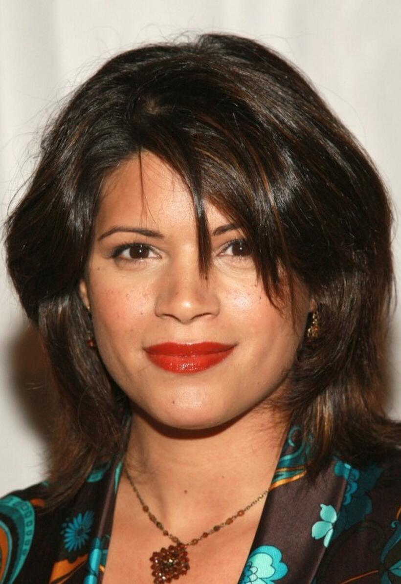 Andrea Navedo at the premiere of "El Cantante."