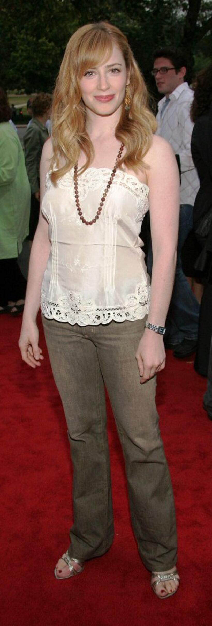 Jaime Ray Newman at the opening night of "I Am My Own Wife."
