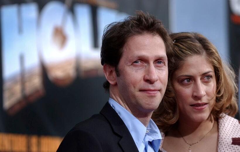 Tim Blake Nelson and his wife Lisa at the premiere of "Holes".