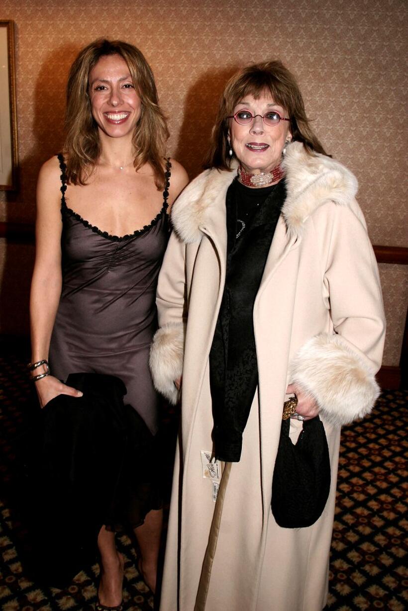Amanda Green and Phyllis Newman at the "An Evening of Music From Guys And Dolls" benefit.