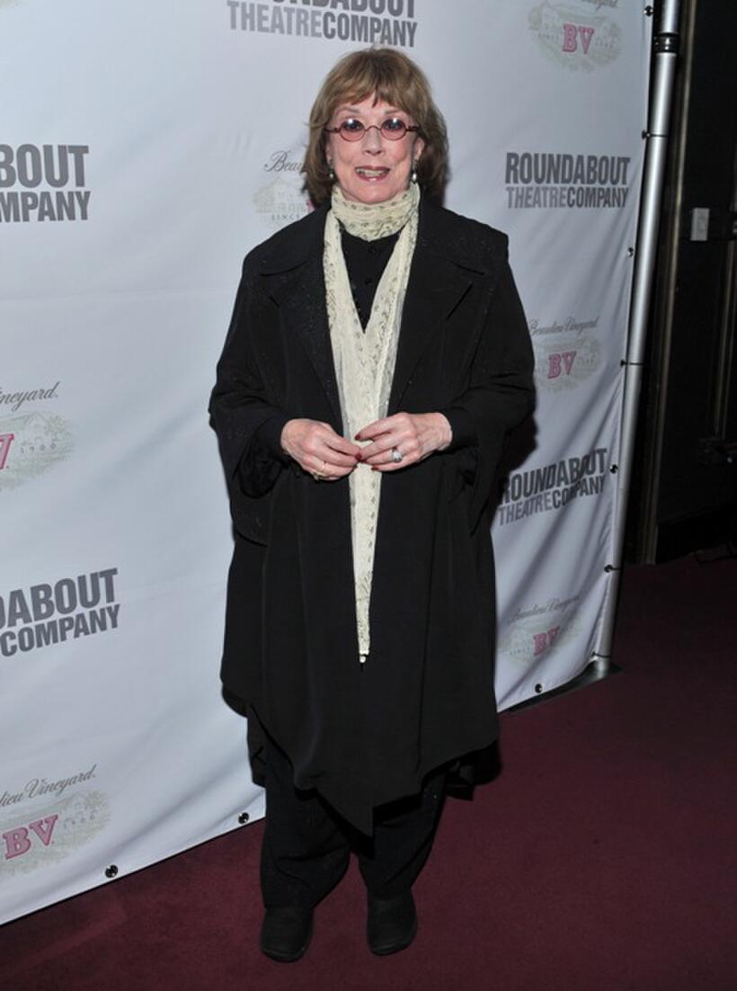 Phyllis Newman at the opening of "Sondheim on Sondheim."