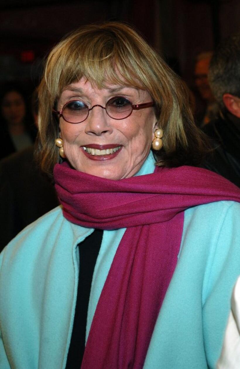 Phyllis Newman at the opening of the JCPenney Experience.