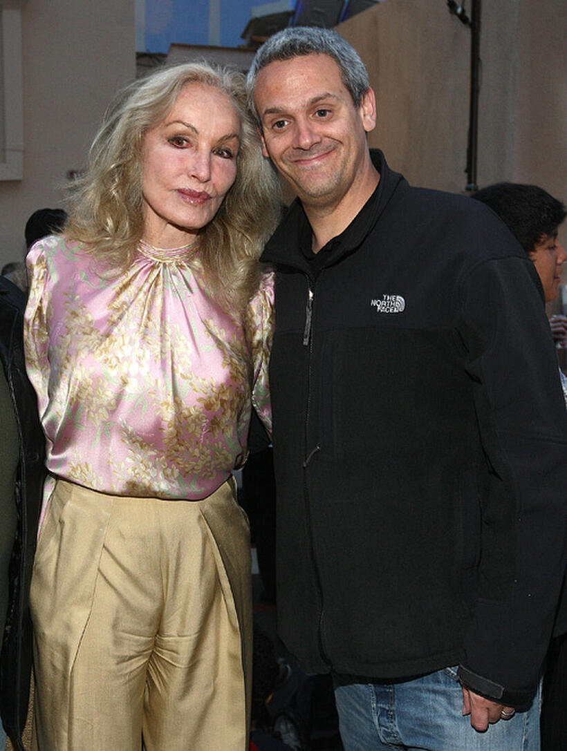 Julie Newmar and Sam Register at the Celebration of Warner Bros. Animation with the unveiling of a new billboard in California.