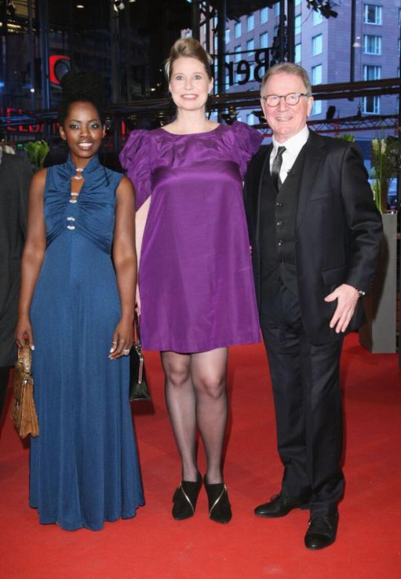 Lorna Brown, Trine Dyrholm and Finn Nielsen at the premiere of "Little Soldier" during the 59th Berlin Film Festival.