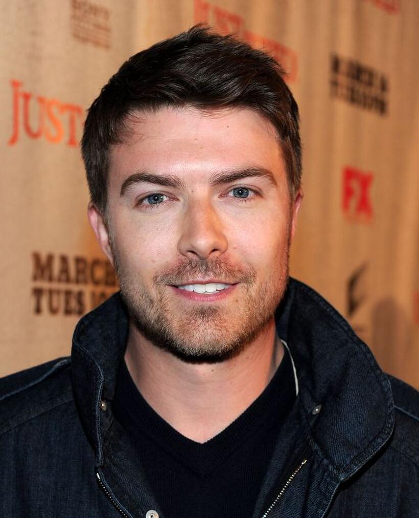 Noah Bean at the premiere of the television show "Justified."