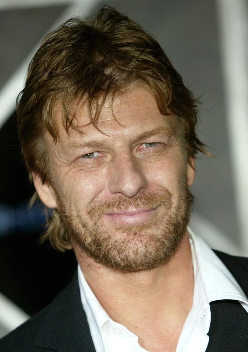 Sean Bean at the premiere of "Flightplan".