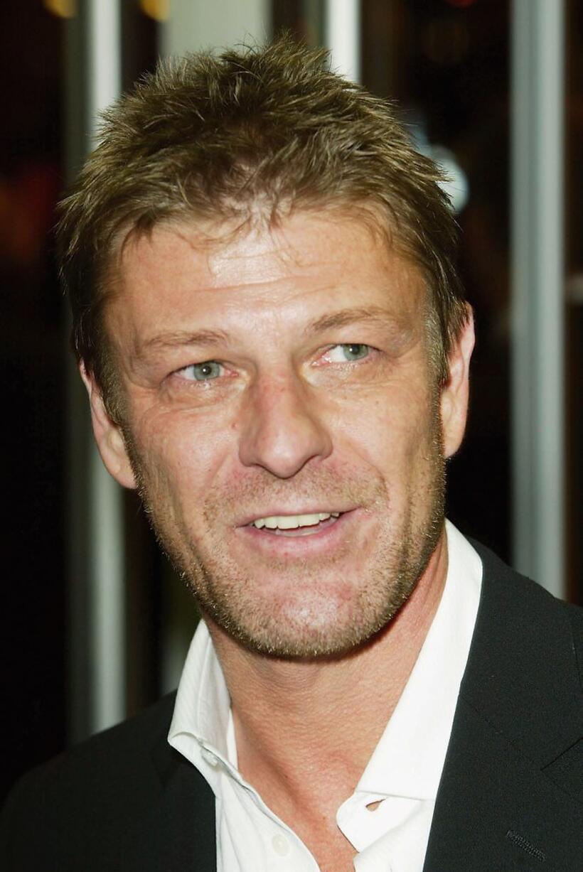 Sean Bean at the premiere of "National Treasure".