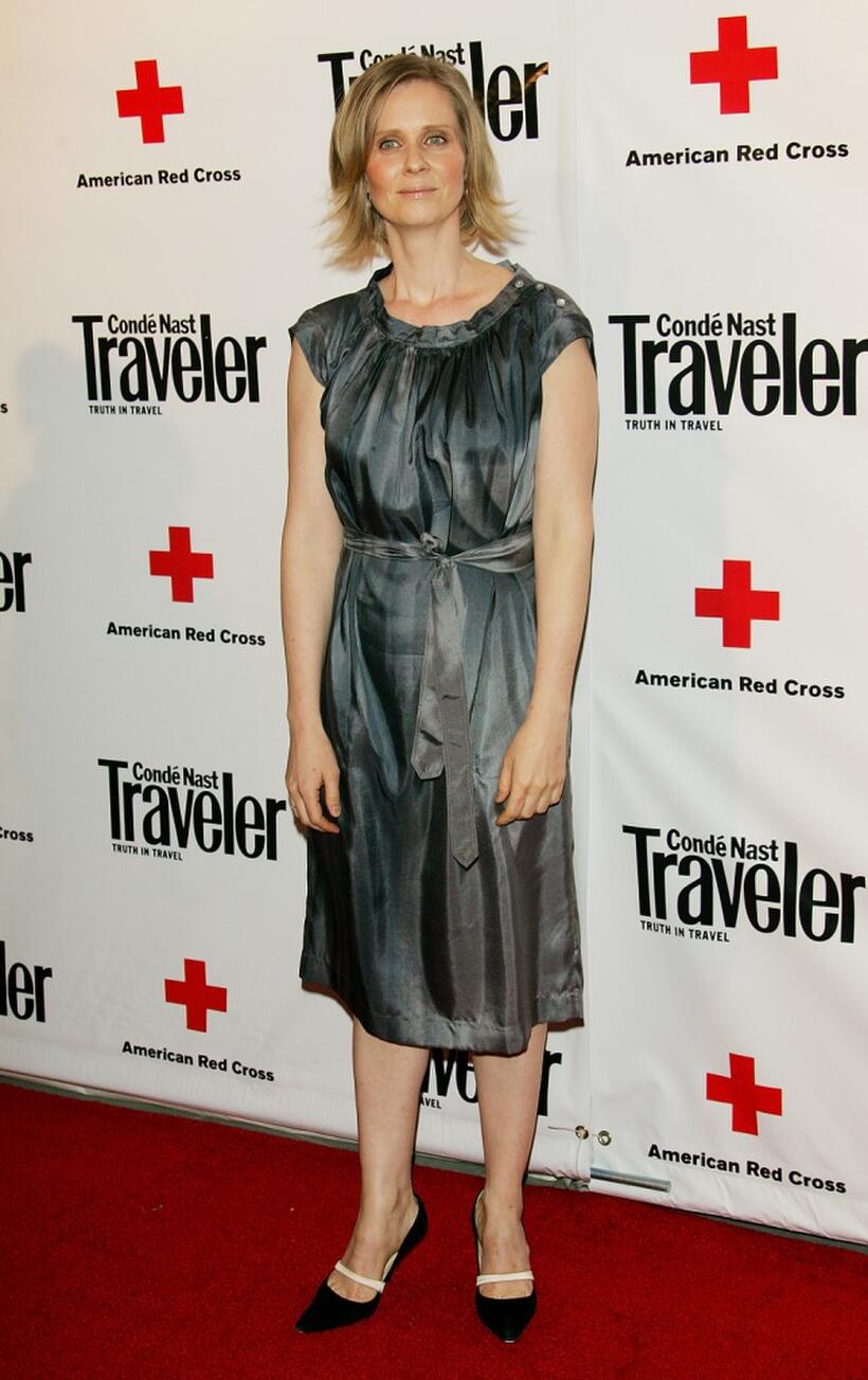 Cynthia Nixon at the Conde Nast Travelers Annual Hot List Issue Party.