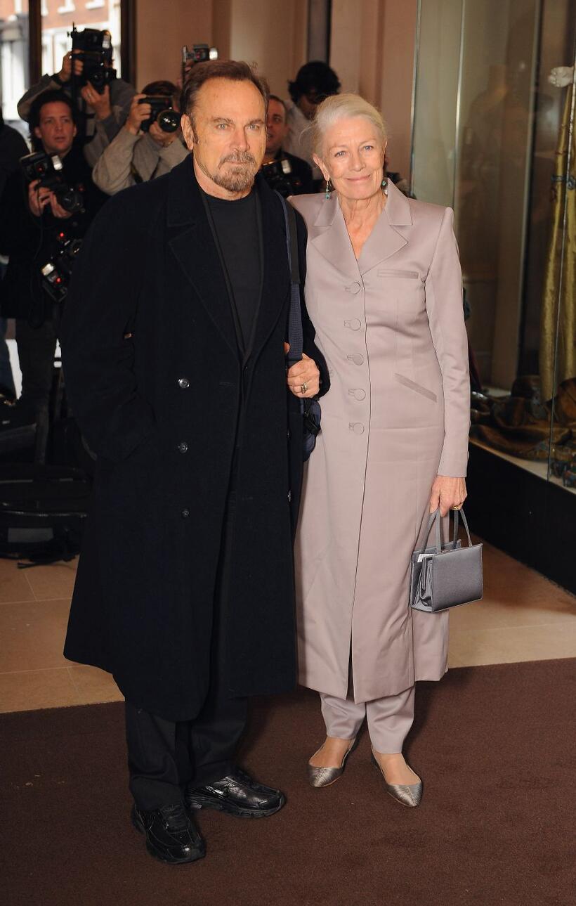 Franco Nero and Vanessa Redgrave at the London Evening Standard Theatre Awards.