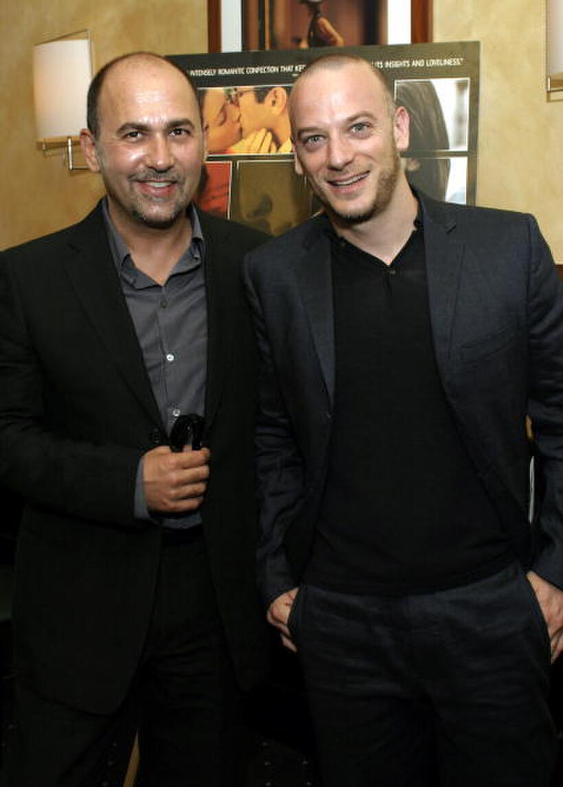 Ferzan Ozetek and Filippo Nigro at the premiere of "Facing Windows."