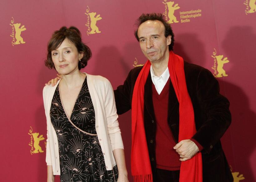 Roberto Benigni and Nicoletta Braschi at the 56th Berlin International Film Festival (Berlinale).