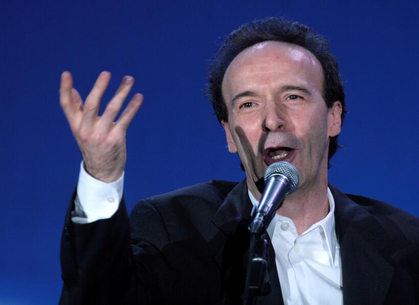 Roberto Benigni performs part of his "Tutto Dante".