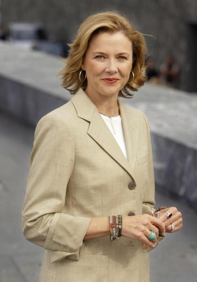 Annette Bening at the press conferenceof "Being Julia".