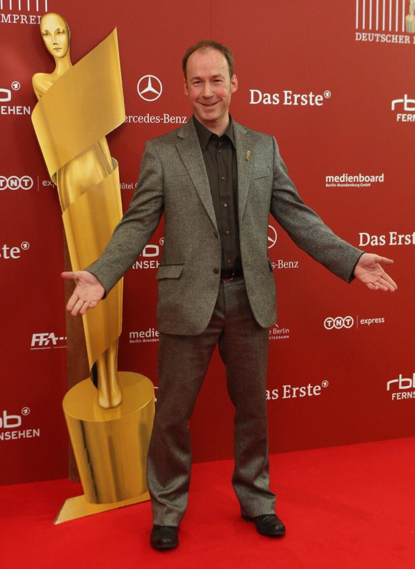 Ulrich Noethen at the reception for the nominees of Deutscher Filmpreis.