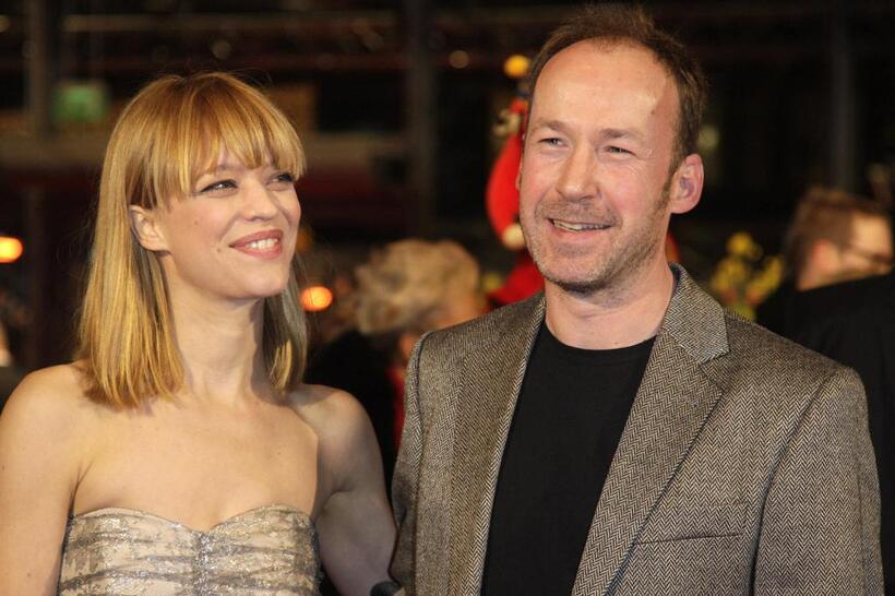 Heike Makatsch and Ulrich Noethen at the screening of "Shine a light."